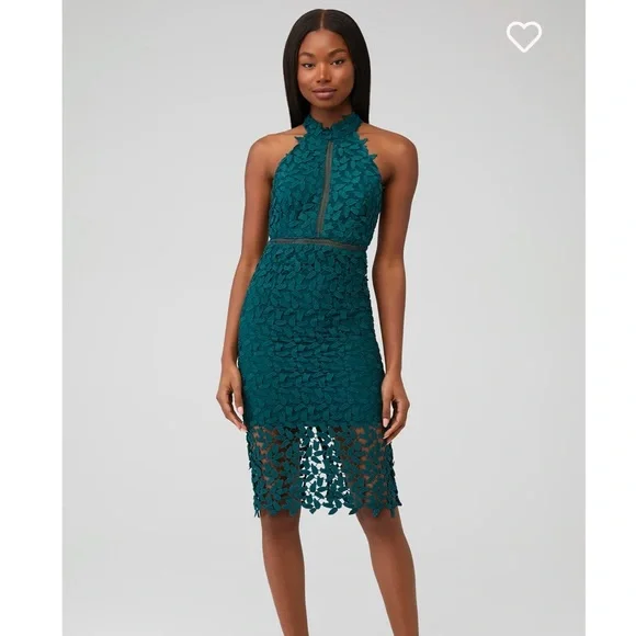 Bardot | Dresses | Bardot Green Lace Dress | Poshmark